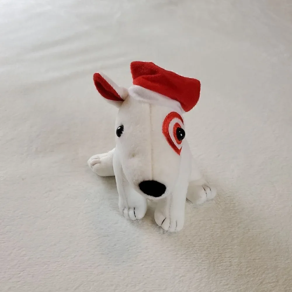 2006 Target Christmas Bull Terrier Bullseye Plush Beanie